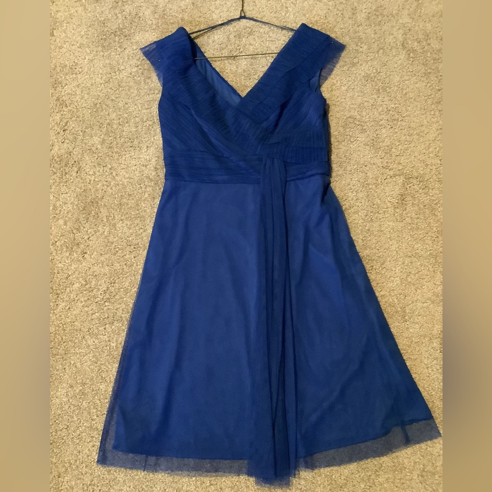 Patra Royal Blue Midi Dress